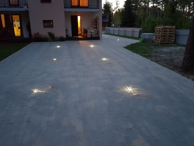 Driveway Lighting Installation detail