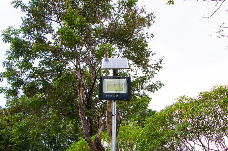 Solar Lamp Installation