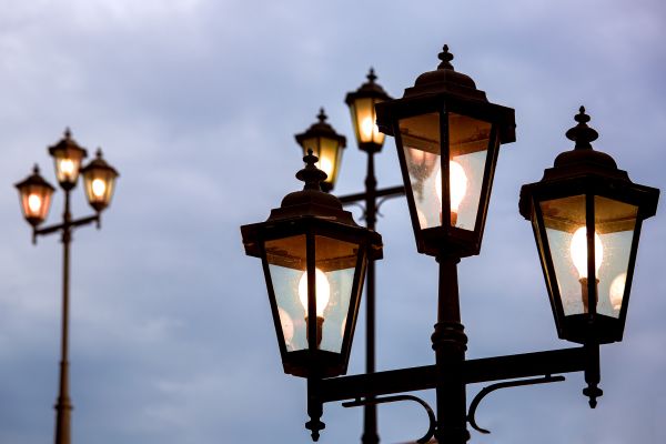 Post Light Installation in Akron