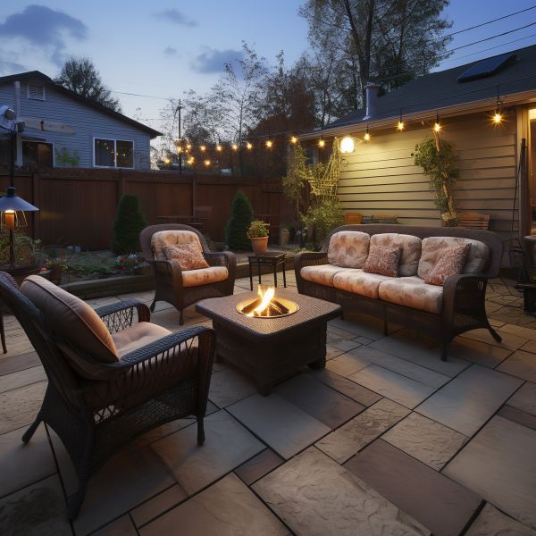 Backyard Lights Installation in Akron